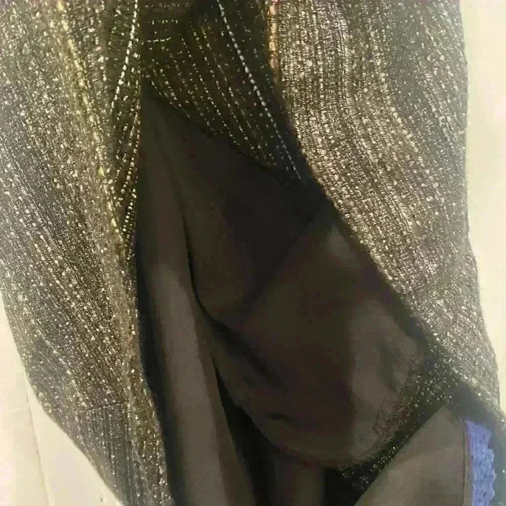 Anthropologie MOULINETTE SOURS Glissade
Shimmer Metallic Tweed Dress - Picture 9 of 11